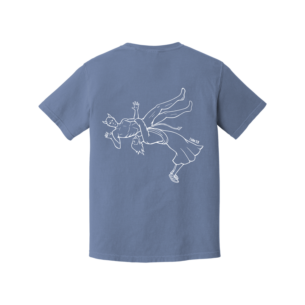 Jesus Suplexing Devil T-Shirt