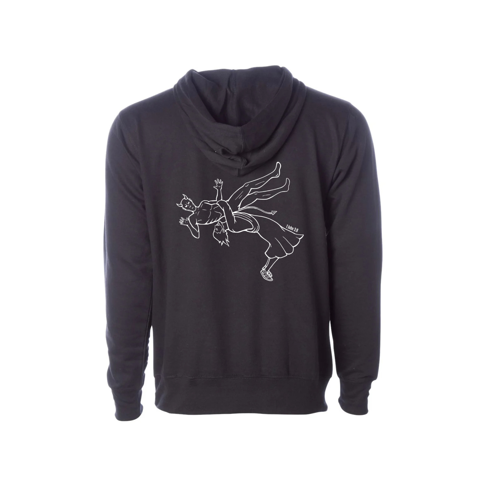 Jesus Suplexing Devil Hoodie